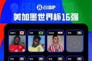 世界杯16强名单更新，3席位诞生！巴拉圭击败德国，巴西、加拿大险胜晋级