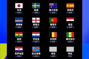 三队争抢两席位！世界杯32强名单公布：民主刚果晋级，韩国淘汰伊朗情况未定