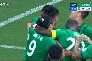 打破僵局！拉莫斯66分钟角球头球破门，国安1-0领先三镇